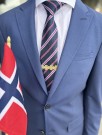 Slipsnål  kors Forgylt thumbnail